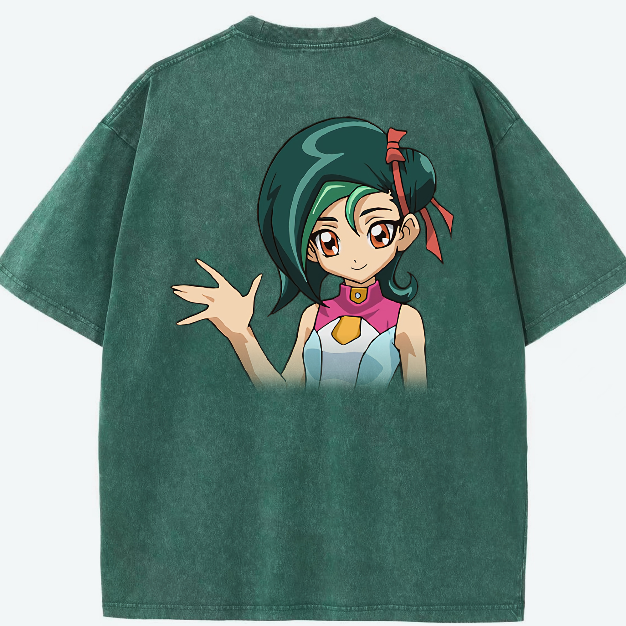 （画像用） 遊☆戯☆王 Yu-Gi-Oh! 綿100% ヴィンテージ風 半袖Tシャツ（背面プリント）